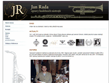 Tablet Screenshot of jan-rada.net
